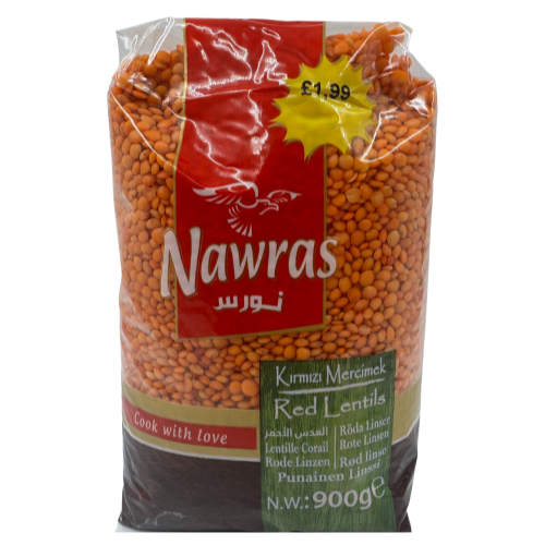 [A-10232] A-NAWRAS-FOOTBALL RED LENTIL-10 X 900G | BUY 10 GET 1 FREE
