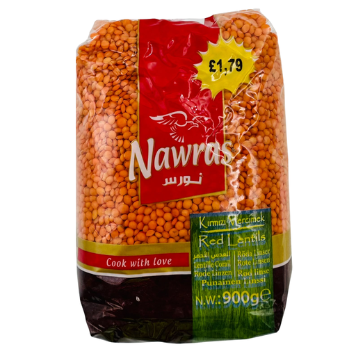 [A-10232] A-NAWRAS-FOOTBALL RED LENTIL-10X900G | BUY 10 GET 1 FREE