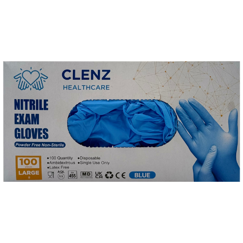 [YY0-10504] YY0- NITRILE EXAMINATION GLOVES 1X 10