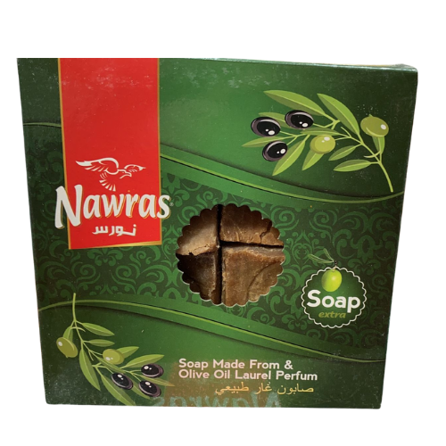 [YX2-10529] YX2- NAWRAS - OLIVE SOAP BOX 1 X 6 CODE 