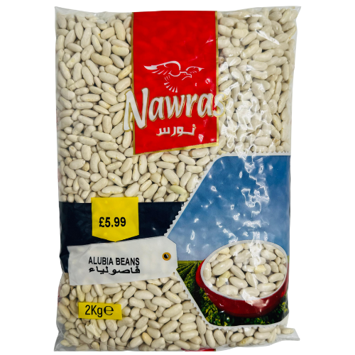 [AB1-13519] AB1-NAWRAS - WHITE BEANS 8X2KG 