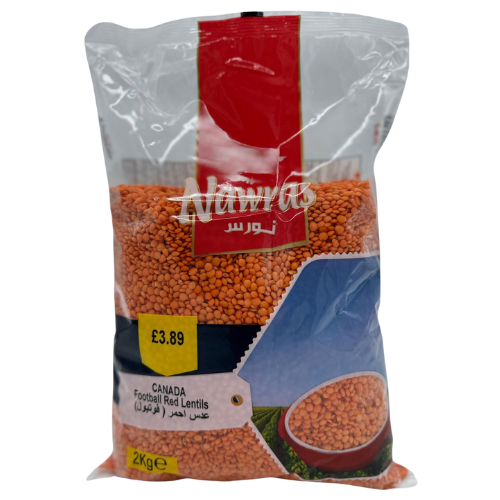 [AB1-13523] AB1-NAWRAS - FOOTBALL RED LENTILS  8X2KG 