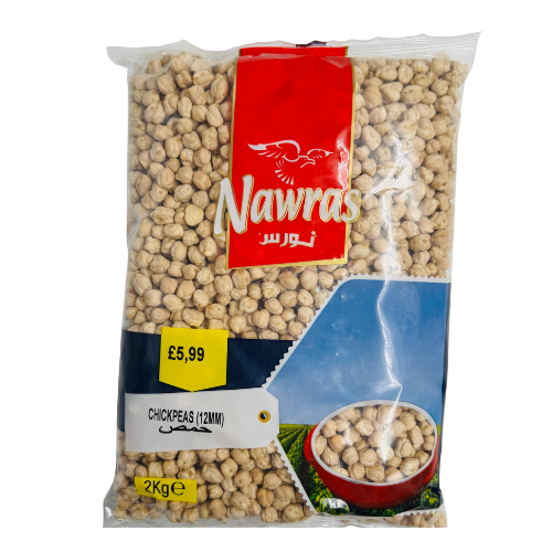 [AB1-13527] AB1-NAWRAS - CHICKPEAS 12MM 8X2KG 