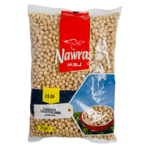 [AB1-13528] AB1-NAWRAS - CHICKPEAS 9MM 8X2KG 