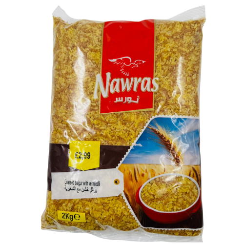 [AB2-13531] AB2- NAWRAS - COARSE BULGAR WITH VERMICELLI 8X2KG 