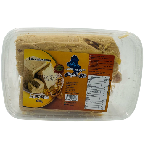 [FD1- 13630] FD1-JABAL ALQOSH WALNUT TAHINI HALAWA 16X600G 