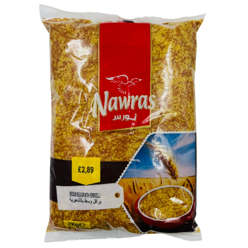 [AB2 -13699] AB2-NAWRAS - MEDIUM BULGAR WITH VERMICELLI 8X2KG 