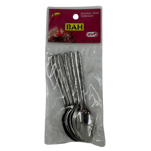 [YC3 - 13718] YC3 - BAH STAINLESS STEEL DESERT SPOON (1X6)X6
