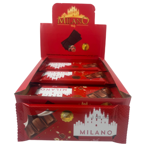 [FE4-13759] FE4-MILANO WHITE CHOCOLATE WITH HAZELNUT 24X60G | BUY 5 GET 1 FREE