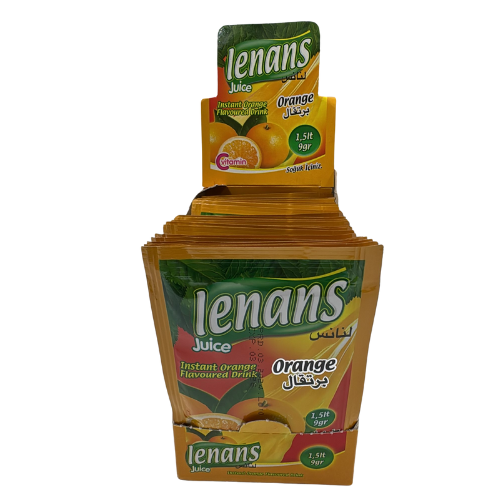 [HA3-13783] HA3-LENANS INSTANT DRINK POWDER - ORANGE FLAVOUR (24X9g)- 1X6