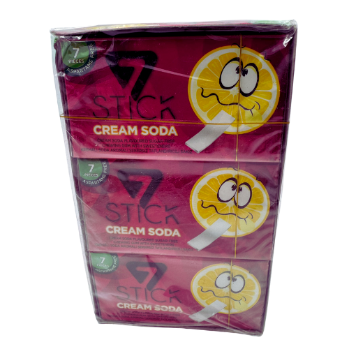 [FE5-13819] FE5-STICK CHEWING GUM - CREAM SODA 7pc 1x24