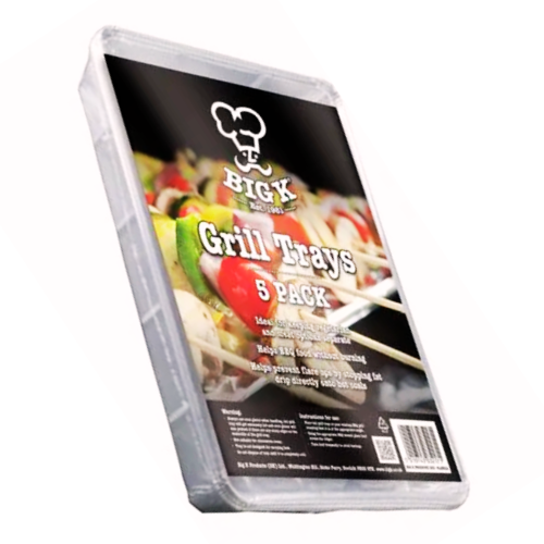 [YY7 - 13881] YY7 - BIG K - BBQ FOIL GRILL TRAYS (5pack)  1X5