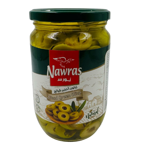 [D-14866] D-NAWRAS - SLICED GREEN OLIVE 12X660G 