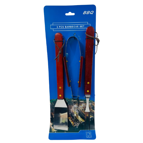[YY8-14009] YY8 - BBQ BARBECUE 3pc SET  762-08 1x6 