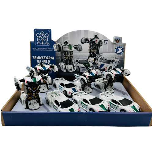 [YE1-14016] YE1- TRANSFORM HEARLD POLICE CARS (333-2) 1x8 