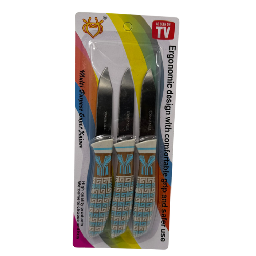 [YC3-14040] YC3 -K- EGRONIMIC KNIFE(YJH-03)-(1x3pcs)x12 