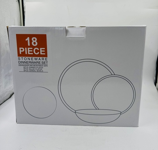 [YC6-14041] YC6 - STONE DINNERWARE SET 18pcs (JO03)- 1x2 