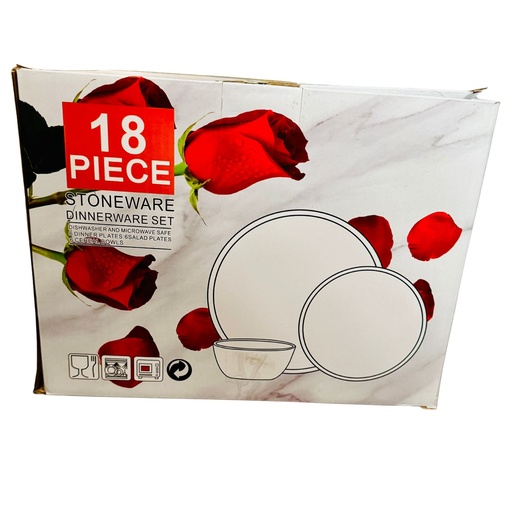 [YC6-14041] YC6 - STONE DINNERWARE SET 18pcs (Jh-02)- 1x2 