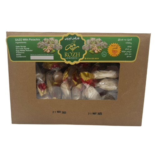 [FD3-14107] FD3-GAZO - TURKISH DELIGHT WITH Pistachio - 6x600g