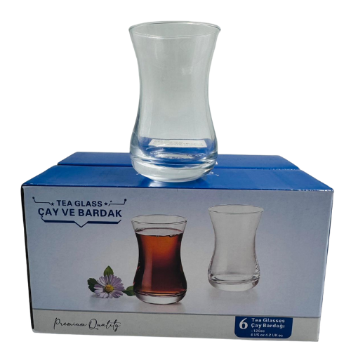 [YC2-15006] YC2 -T- CAY TEA GLASS 120CC - XYD3009 -(1X6)x6
