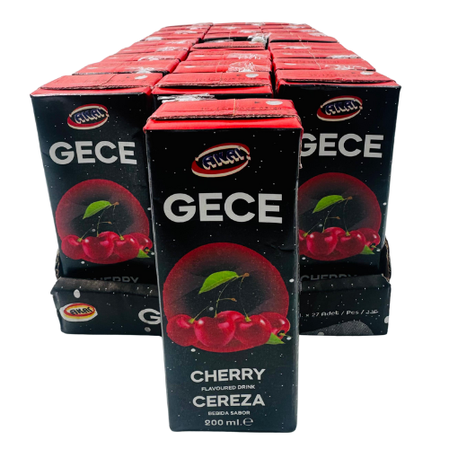 [HA4-15141] HA4-GECE FRUIT FLAVOUR JUICE - CHERRY(200ml) 1x27