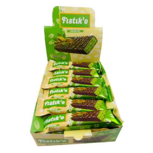 [FE4-15144] FE4- FISTIKO WAFER BAR - PISTACHIO (24PCS) 1X1