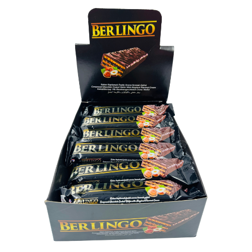 [FE4-15153] FE4- BERLINGO- CHOCOLATE WITH HAZELNUT WAFER (24PCS) 1X1