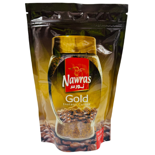 [TC-15182] TC - NAWRAS COFFEE GOLD DOYPACK 12X200G