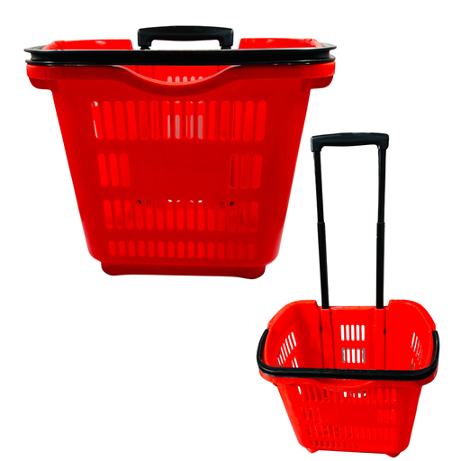 [ZZ-19033] ZZ-RS-BASKET FOR SHOPS WITH WHEELS (RJ-3) (465x345x435/885) 1X1