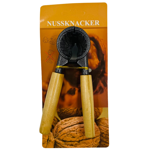 [YC3-19057] YC3 -KA-WALNUT CRACKER WITH WOODEN HANDLE(PN-7) 1x6