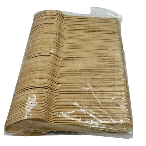 [YC1-19111] YC1-WOOD TEA SPOONS 110MM (100pcs) 1x6