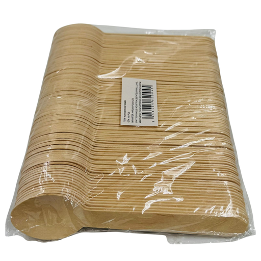 [YC1-19112] YC1-WOOD SOUP SPOONS 160MM (100pcs) 1x6 