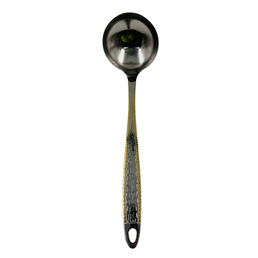 [YC1-19114] YC3 -KT- BP GOLDEN BIG SOUP SPOON (WT-14) 1x10 