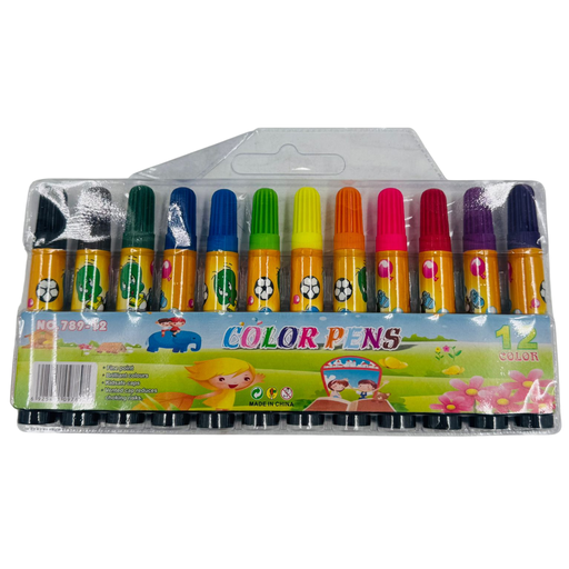 [ZT5-19158] ZT5- COLOR PENS(HY-13) (12PC) 1x6 
