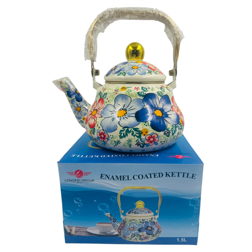 [YD1-19182] YD2 - ENAMEL KETTLE 1.5LTR (Long-5) - 1x1  