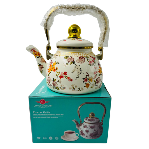 [YD1-19183] YD2 - ENAMEL KETTLE 1.5LTR (Long-1) - 1x1 