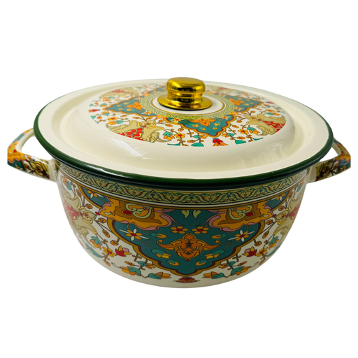 [YD1-19190] YD1 - RASPBERRY-ENAMEL CASSEROLE (Long-8) 28 cm - 1x1 