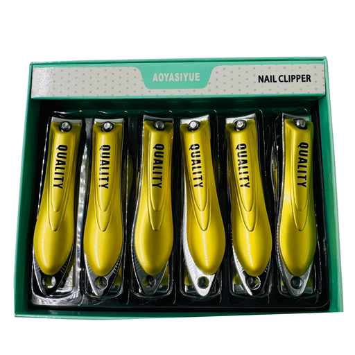 [YX7-19226] YX6-AOYASIYUE-NAIL CLIPPER GOLD COLOR(AYSY-05) - 1x12 