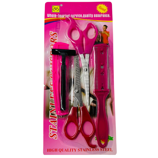 [YX7-19230] YX6-STAINI-ESS SCISSORS SET (AYSY-10) - 1x12 