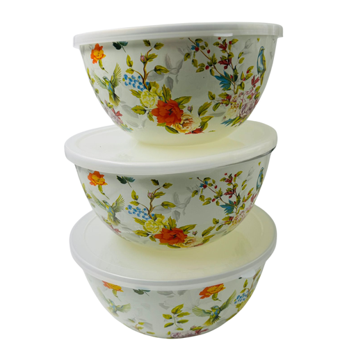 [YD1-19239] YD1 - ENAMEL SOUP POT SET (20/22/24cm) (long-19) 3PC - 1x1 