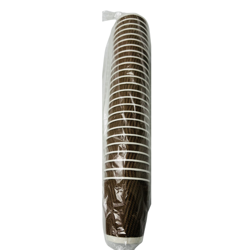 [YC1-19248] YC1 - PAPER COFFEE CUPS RIPPLE WALL(8OZ) -(25PC) - 1x6 