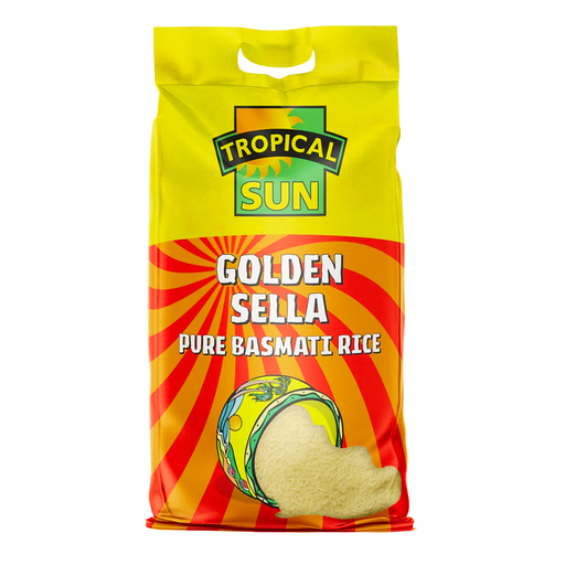[AC0-ZR5-80007] AC0-ZR5- TROPICAL SUN - GOLDEN SELLA BASMATI RICE 2X10KG