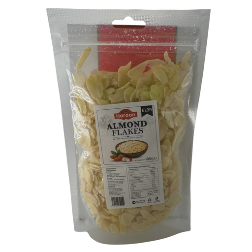 [BC1-50011] BC1- HAROON-ALMOND FLAKES-8X100G