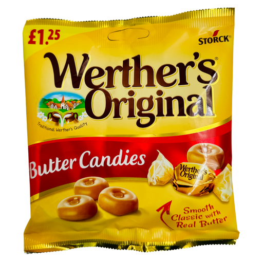 [FE0-30123] FE0 - WERTHERS ORIGINAL - BUTTER CANDIES- PM £1.25 07/27 - 12X110G  